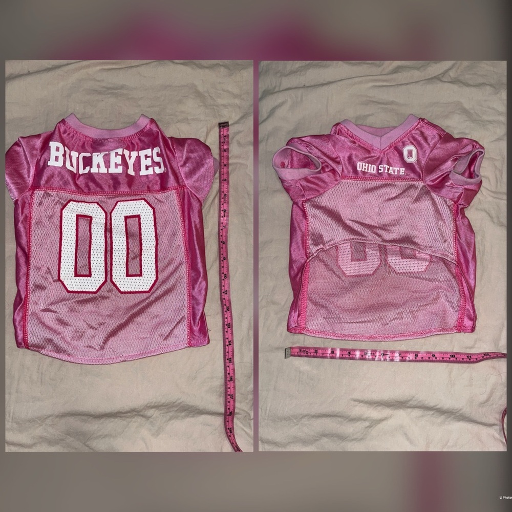 Dog Pink Buckeyes Sports Jersey - Picture 3 of 3